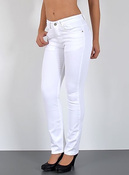 ESRA Straight-Jeans Damen Jeans Gerade hohe günstig online kaufen
