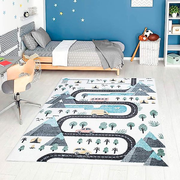 Carpet City Kinderteppich "ANIME904" rechteckig 11 mm Höhe Kinderzimmer Tep günstig online kaufen