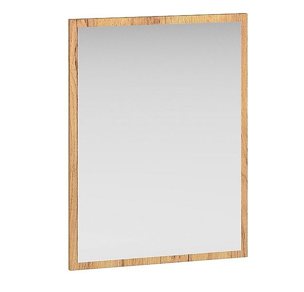 Lomadox Garderobenspiegel VINICA-131, Gold Craft Eiche Nb., Spiegelfläche B günstig online kaufen