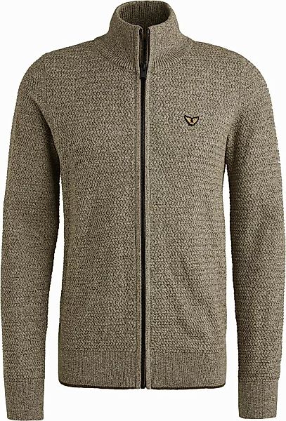 PME Legend Strickjacke Mouliné Grün - Größe XXL günstig online kaufen
