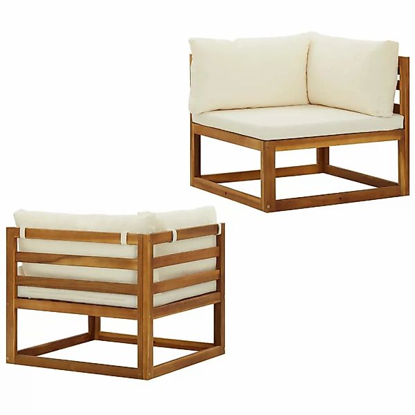 vidaXL Sofaelement Modulare Ecksofas 2 Stk. günstig online kaufen