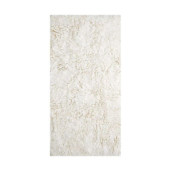 Shaggy Teppich 90 x 180cm Off white günstig online kaufen