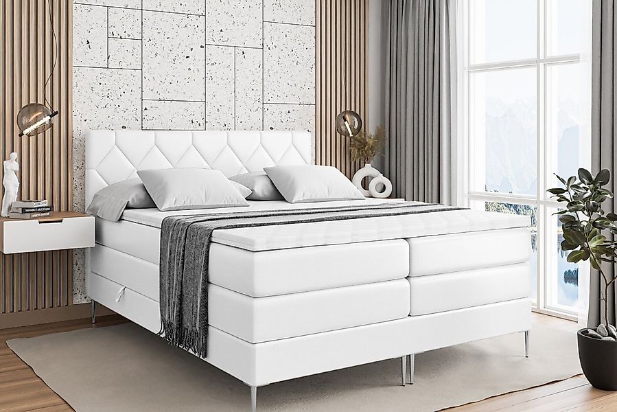 ALTDECOR Boxspringbett CATOR-F KING (Multipocket-Matratze H4, H3 Matratze B günstig online kaufen