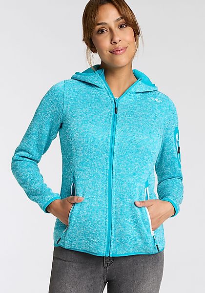 CMP Strickfleecejacke KNITTED MELANGE HOODY WOMAN günstig online kaufen