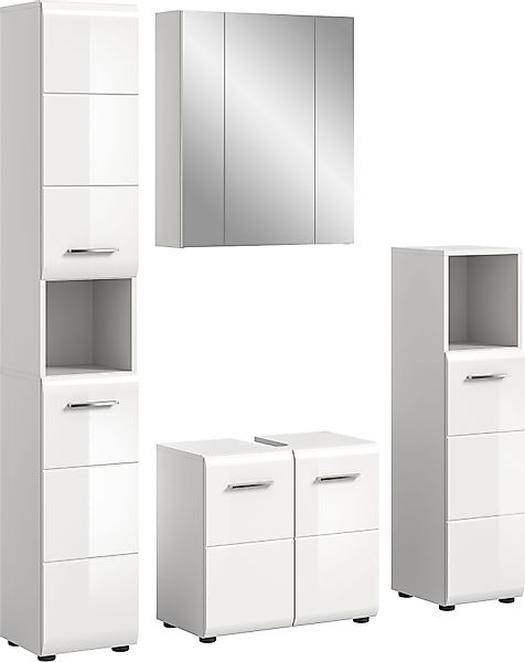 INOSIGN Badezimmer-Set, (Set, 4-St), Florenz, Badkombination günstig online kaufen