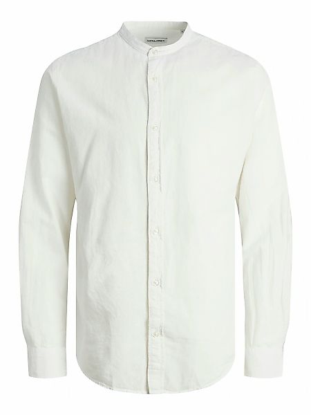 Jack & Jones Langarmhemd "JJELINEN BLEND BAND SHIRT LS SN" günstig online kaufen