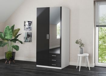 priess Kleiderschrank "Amsterdam" mit oder ohne LED-Beleuchtung günstig online kaufen