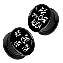 Taffstyle Plug Picture Tunnel Plug 1 günstig online kaufen