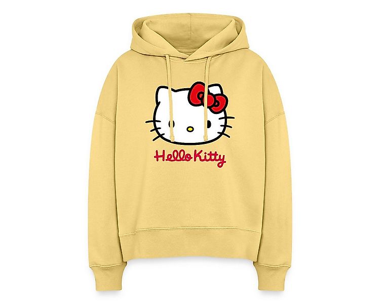 Spreadshirt Hoodie Hello Kitty Klassisch Mit Schriftzug Frauen Boxy Organic günstig online kaufen