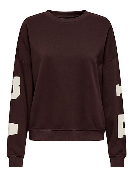 ONLY Sweatshirt ONLSWEAT L/S BACK/SLEEVE PRINT günstig online kaufen