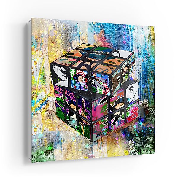 DEQOART Schlüsselkasten 'Pop-Kultur Würfel', Glas Schlüsselbox günstig online kaufen