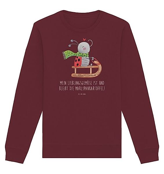 Mr. & Mrs. Panda Longpullover Größe S Smörle Rodeln - Burgundy - Geschenk, günstig online kaufen