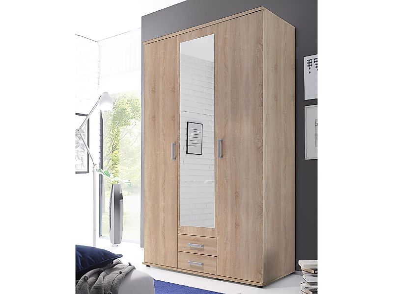 möbelando Kleiderschrank Kitty II 120 x günstig online kaufen