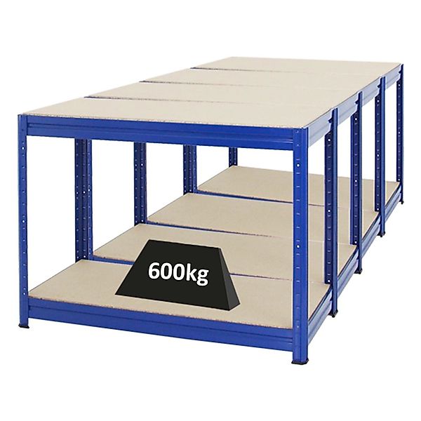 PROREGAL Mega Deal 4x Höhenverstellbare Werkbank Dino HxBxT 90 x 120 x 60 c günstig online kaufen