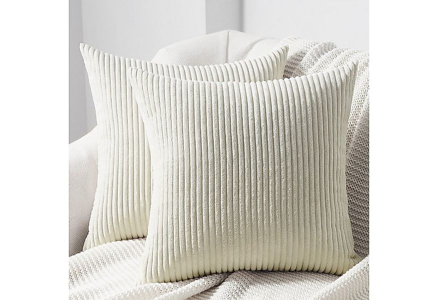 Topfinel Kissenbezug gestreiftes Muster,2er Set Kissenhülle Dekokissen Kiss günstig online kaufen