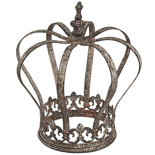 Viana Gartenfigur Deko Krone Antik Optik günstig online kaufen