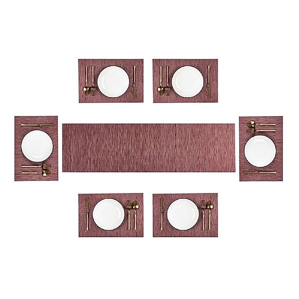 BYSURE Tischläufer (7-tlg), Esstisch-Sets (6 Platzsets günstig online kaufen