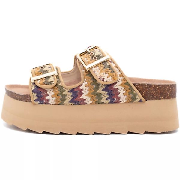 Colors of California  Sandalen Platform Sandal In Raffia günstig online kaufen