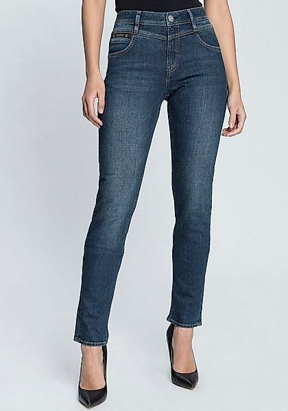 Herrlicher Slim-fit-Jeans "PEPPY SLIM DENIM" Normal Waist Recycled Polyeste günstig online kaufen