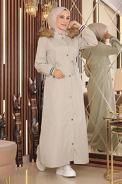 MODAMİHRAM Windbreaker Große Größe Kapuzenrippenjacke günstig online kaufen