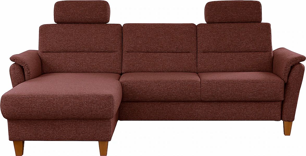 Home affaire Ecksofa »Palmera L-Form«, Federkern, wahlweise mit Bettfunktio günstig online kaufen