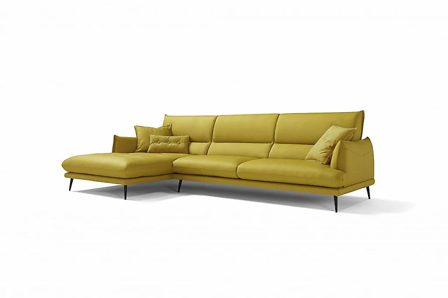 Egoitaliano Ecksofa "FUNNY, hochwertiges & aktuelles Design, bequeme Rücken günstig online kaufen