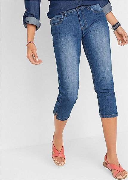 bonprix Caprijeans 3/4-Capri-Look, Five-Pocket Style, Regular Fit, schmale günstig online kaufen