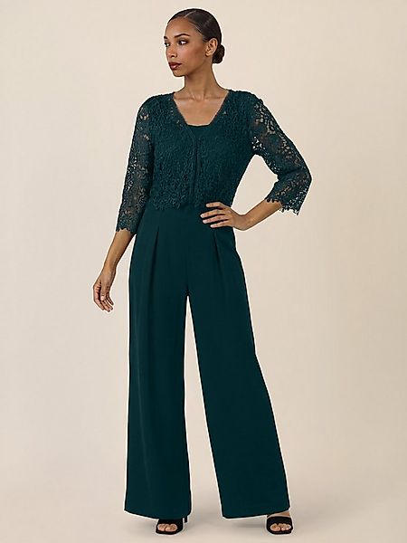 Apart Jumpsuit mit Spitzenjäckchen und weitem Bein günstig online kaufen