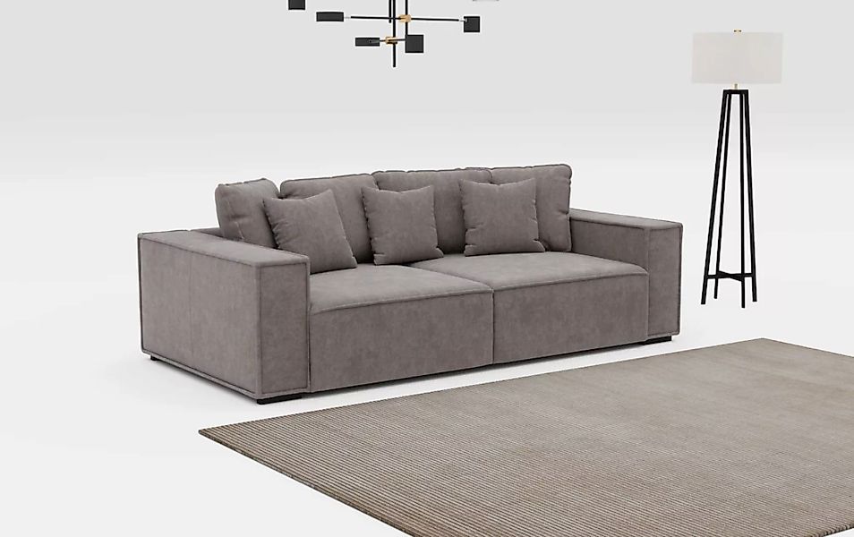INOSIGN Big-Sofa "Surf", mit 7 Kissen, gemütlicher Sitzkomfort günstig online kaufen