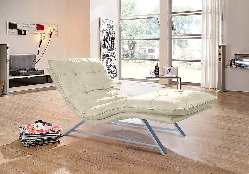 W.SCHILLIG Relaxliege "daily dreams" in Waffelkissen-Optik, wahlweise mit M günstig online kaufen