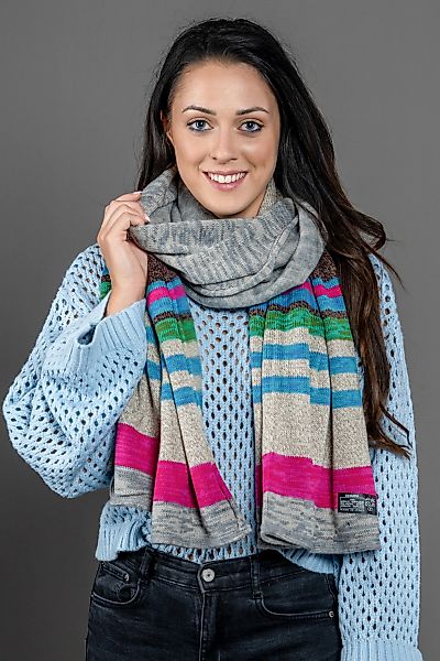 COLLEZIONE ALESSANDRO Modeschal "Bea" 1 Stk. kuschelig weich in Steifenopti günstig online kaufen