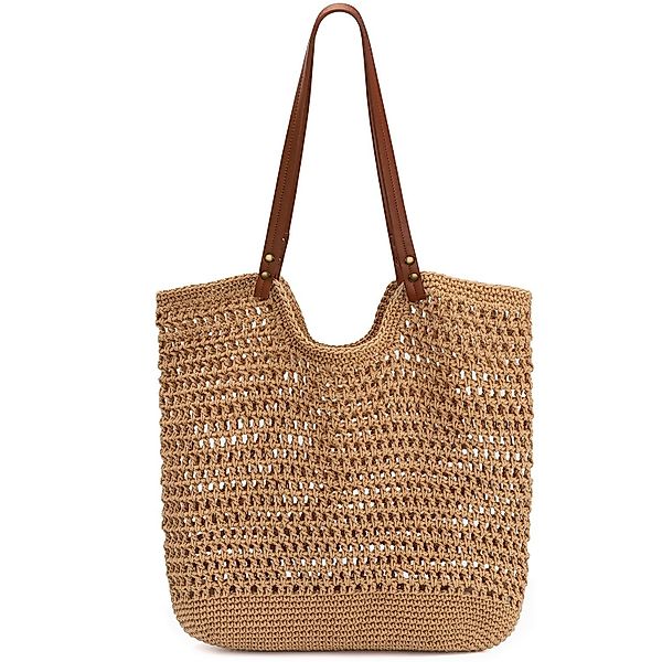 ZEUOPQ Strandtasche Strohtaschen Damen Strandtaschen Für günstig online kaufen