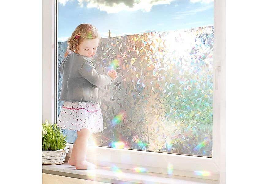 Bilderdepot24 Fensterfolie 3D Regenbogen Folie statisch haftend Fensterdeko günstig online kaufen
