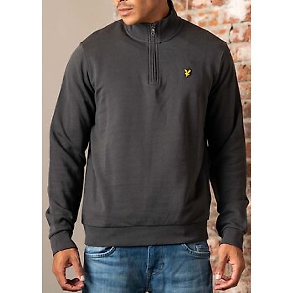 Lyle & Scott  Pullover Loopback quarter zip sweat - gunmetal günstig online kaufen
