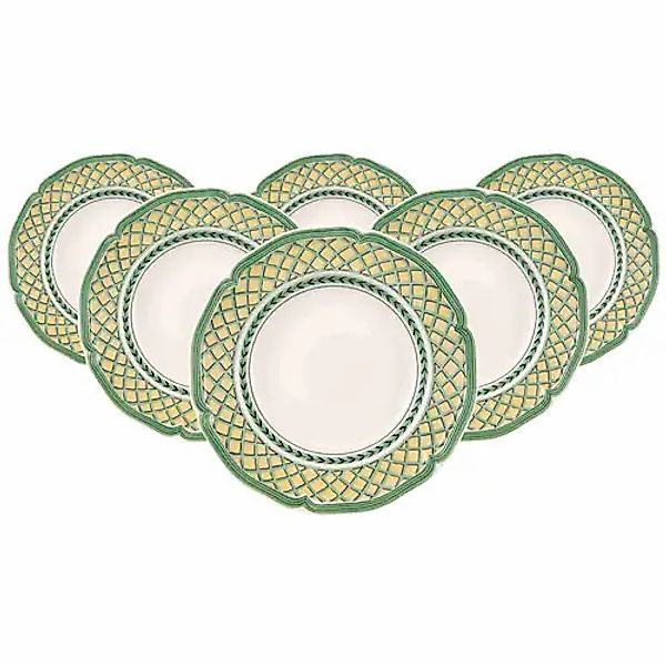 Villeroy & Boch Suppenteller »Suppenteller French Garden Orange ø 22,8 cm 6 günstig online kaufen