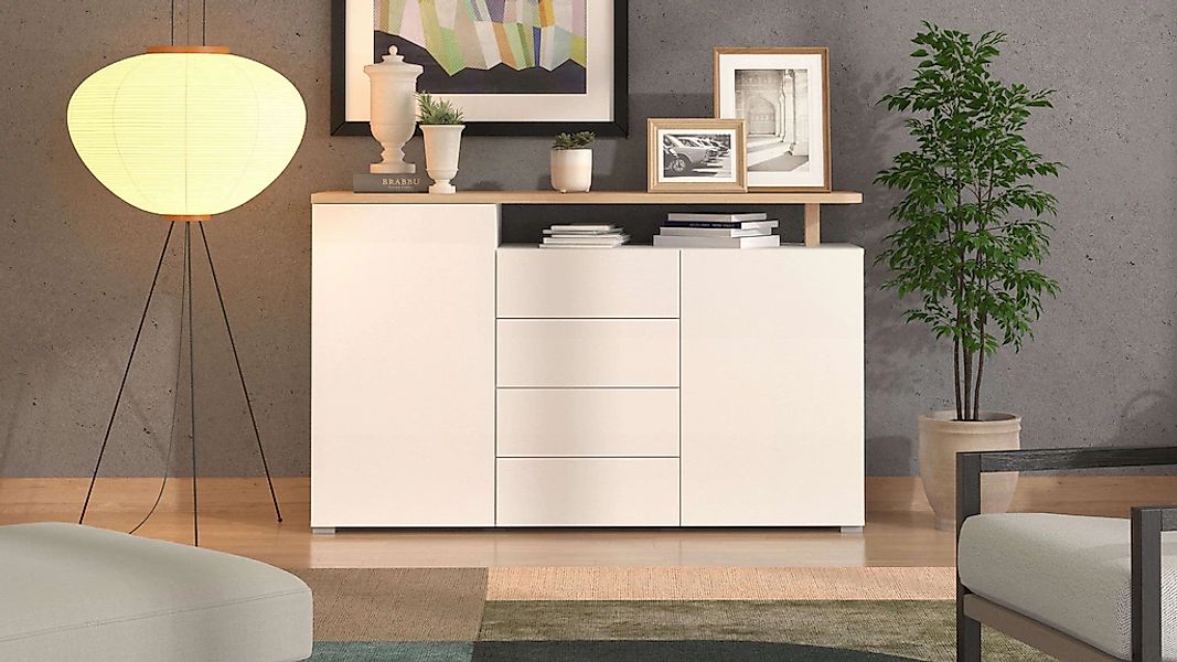 INOSIGN Sideboard "Aterno Kommode, Anrichte", Breite 154 cm, mit Push-to-Op günstig online kaufen