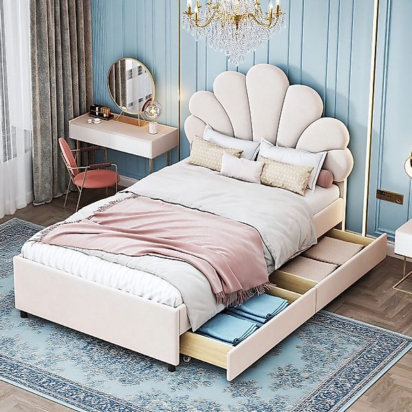 MODFU Polsterbett Funktionsbett (mit Lattenrost & günstig online kaufen