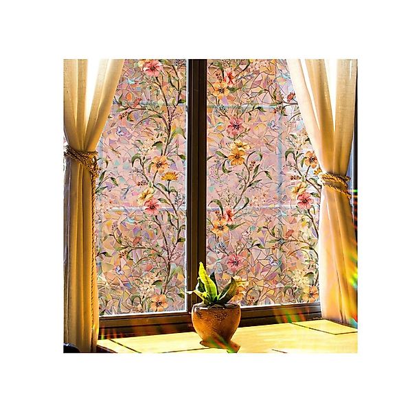 Coonoor Fensterfolie Statisch Haftende Blumen Fensteraufkleber günstig online kaufen