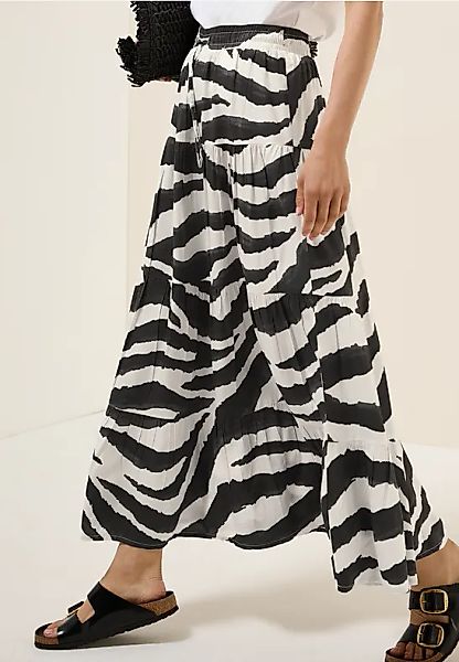 Maxi-Rock mit Zebra Print günstig online kaufen