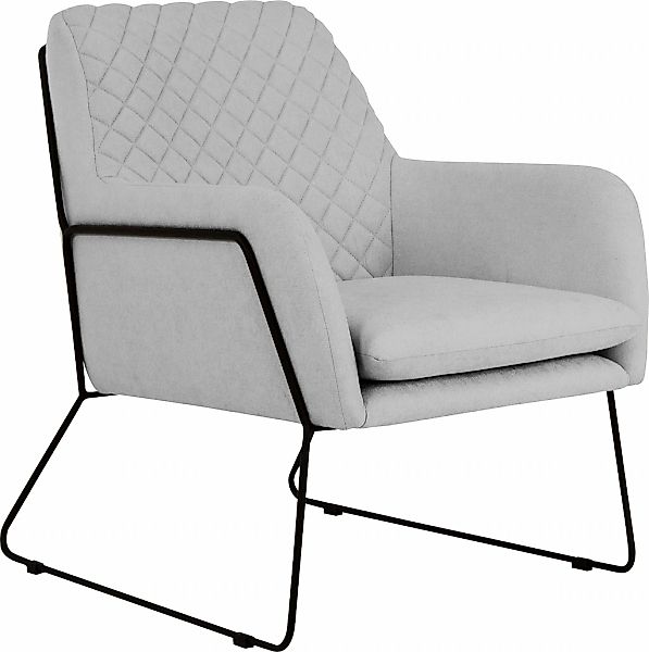 Leonique Sessel »Olo Cocktailsessel«, mit Karo-Prägung im Rückenteil und Bü günstig online kaufen
