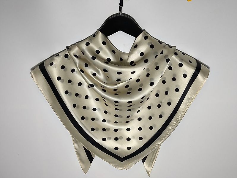 Kleelein Seidentuch Seidentuch 90x90 cm aus Maulbeerseide Schachbrettmuster günstig online kaufen