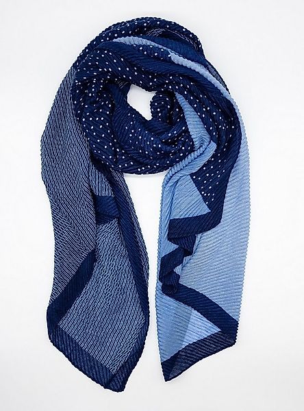 Amy too Modeschal Blue ribbed, (1-St), ausgefallene Farbgebung günstig online kaufen