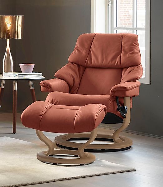Stressless® Relaxsessel »Reno«, (Set, Relaxsessel mit Hocker), mit Hocker, günstig online kaufen