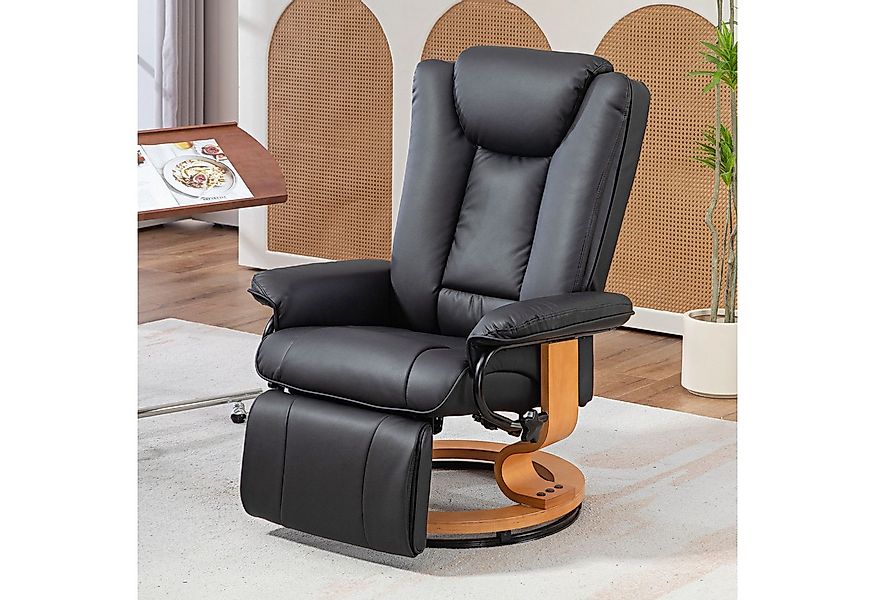 HOMCOM Relaxsessel Modernes Sessel mit Fußstütze (Liegesessel, 1-St., TV-Se günstig online kaufen