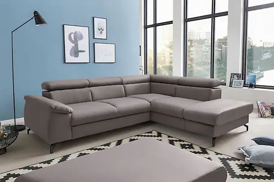 COTTA Polstergarnitur »Komaris L-Form«, (Set), Set bestehend aus: Ecksofa m günstig online kaufen