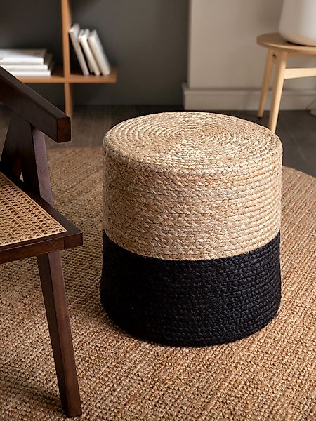 HANSE Home Pouf "Jutta, Jute" 1 Stk. tlg. Jute, Natur, Wohnzimmer, Esszimme günstig online kaufen