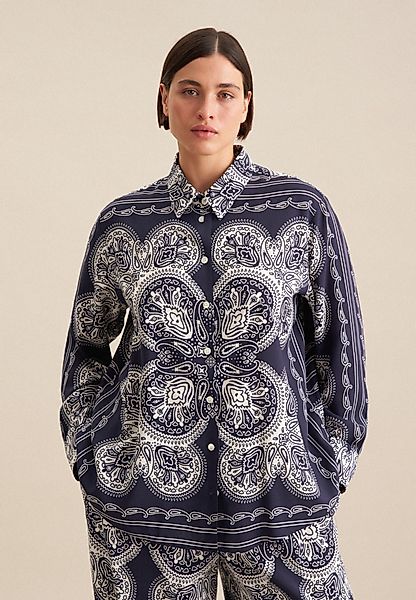 seidensticker Hemdbluse Schwarze Rose Langarm Kragen günstig online kaufen