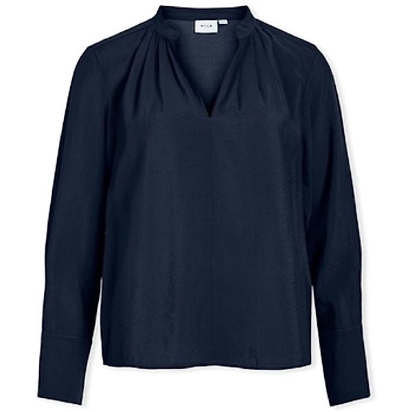 Vila  Blusen Top Milla L/S - Navy Blazer günstig online kaufen