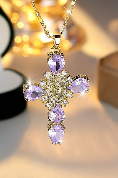 nhaos Kreuzkette Beautiful Cross – Vergoldete günstig online kaufen
