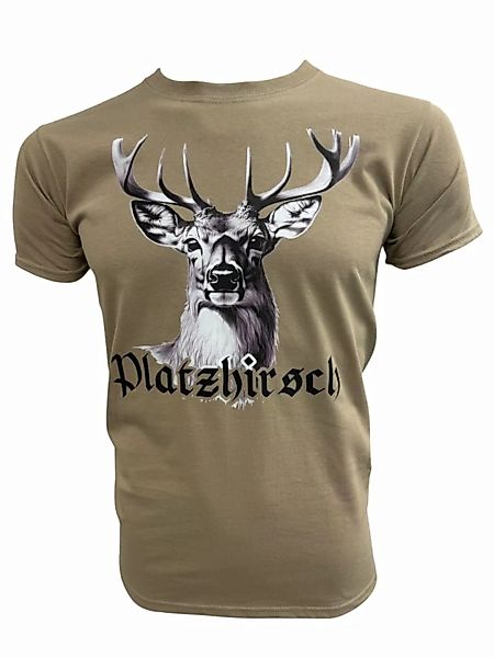 PAULGOS Strandshirt Herren T-Shirt, Platzhirsch mit Sakko, Hirschkopf günstig online kaufen